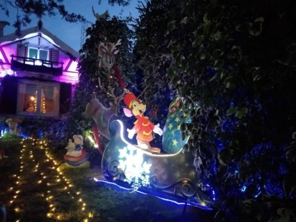 Se inauguró el Paseo Navideño de Calle Olazábal