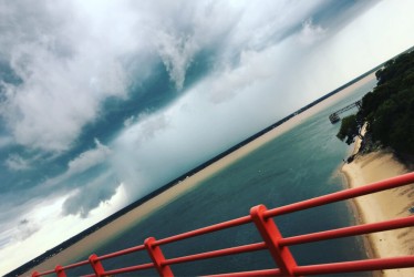 Lluvia sobre el Paraná