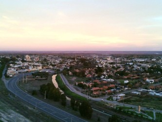 Villa Regina desde el mirador