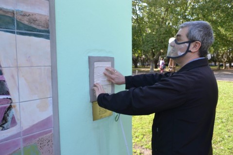 Inauguraron dos nuevos murales accesibles